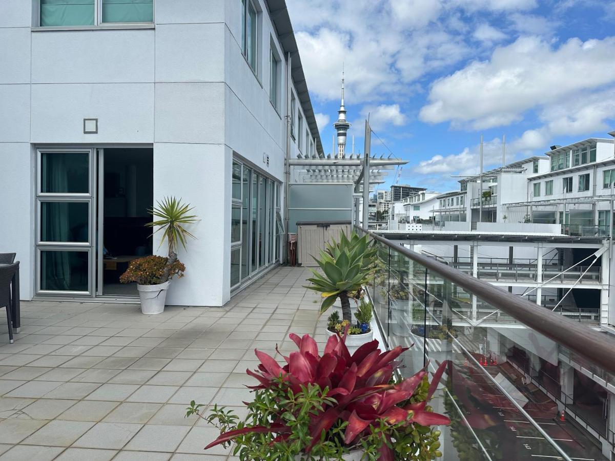 Waterfront Seaview Hotel Apartment - Same Building Block As Auckland Hilton Eksteriør billede