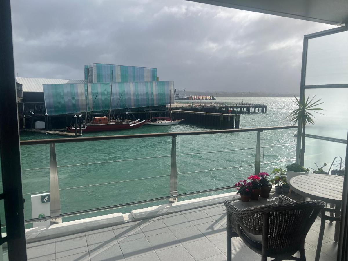Waterfront Seaview Hotel Apartment - Same Building Block As Auckland Hilton Eksteriør billede
