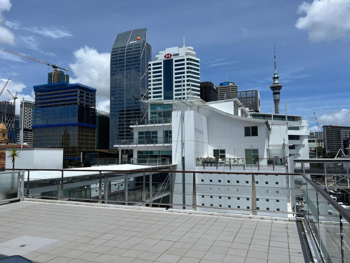 Waterfront Seaview Hotel Apartment - Same Building Block As Auckland Hilton Eksteriør billede