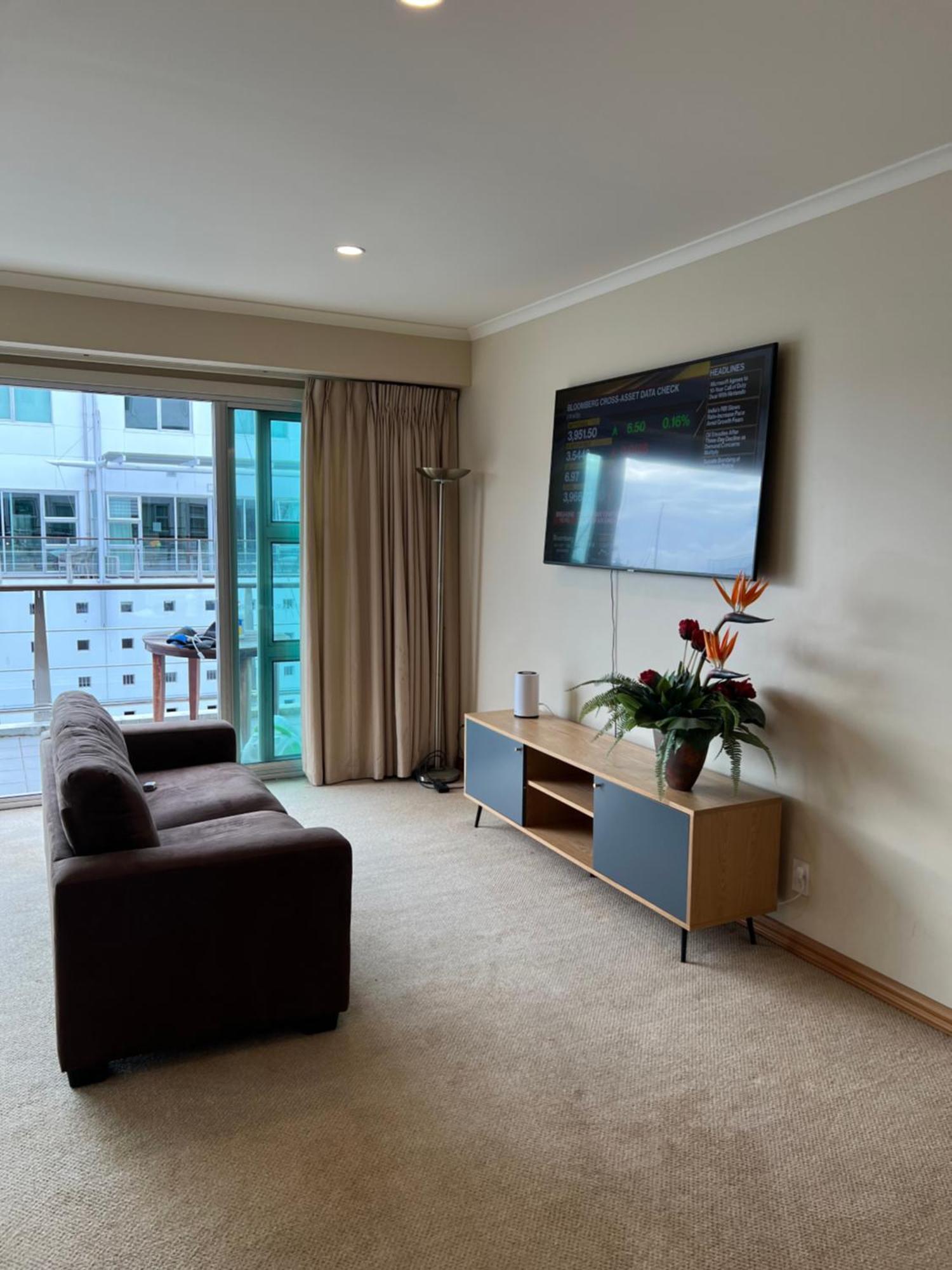 Waterfront Seaview Hotel Apartment - Same Building Block As Auckland Hilton Eksteriør billede